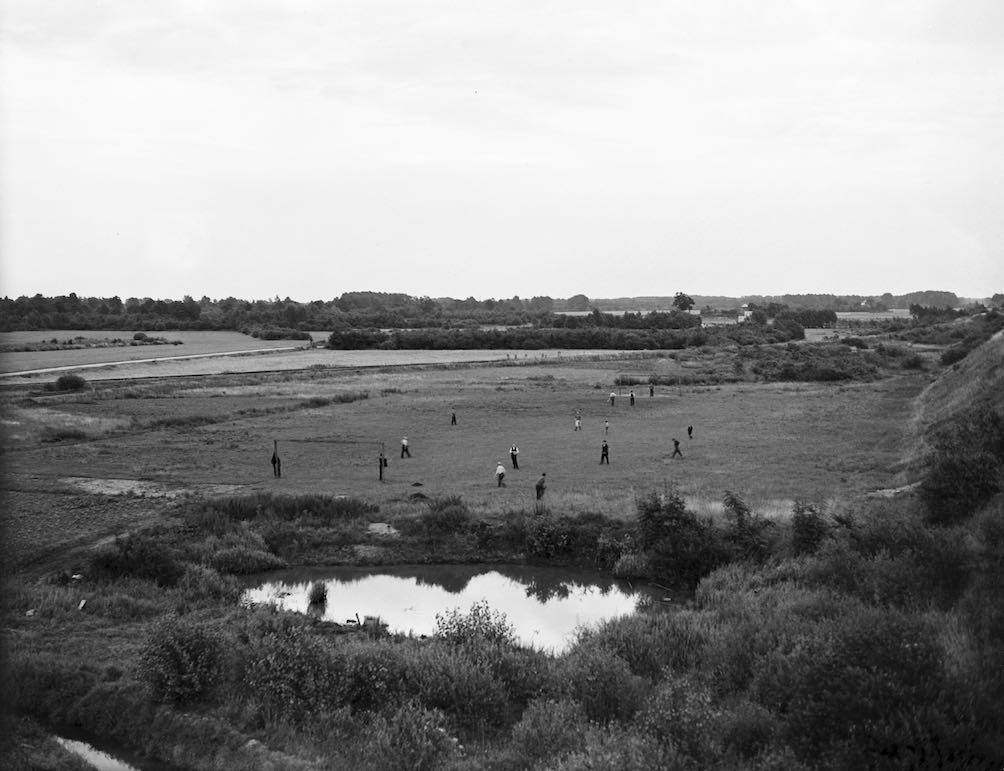 Fußballfeld am Hammer Loch im Robend, Stadt Viersen